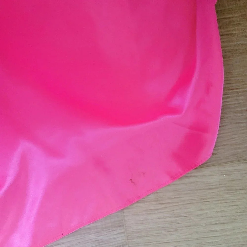 Hailey Logan Adrianna Papell Hot Pink Barbie Sleeveless Glittter Gown Dress 5/6 - Picture 12 of 16
